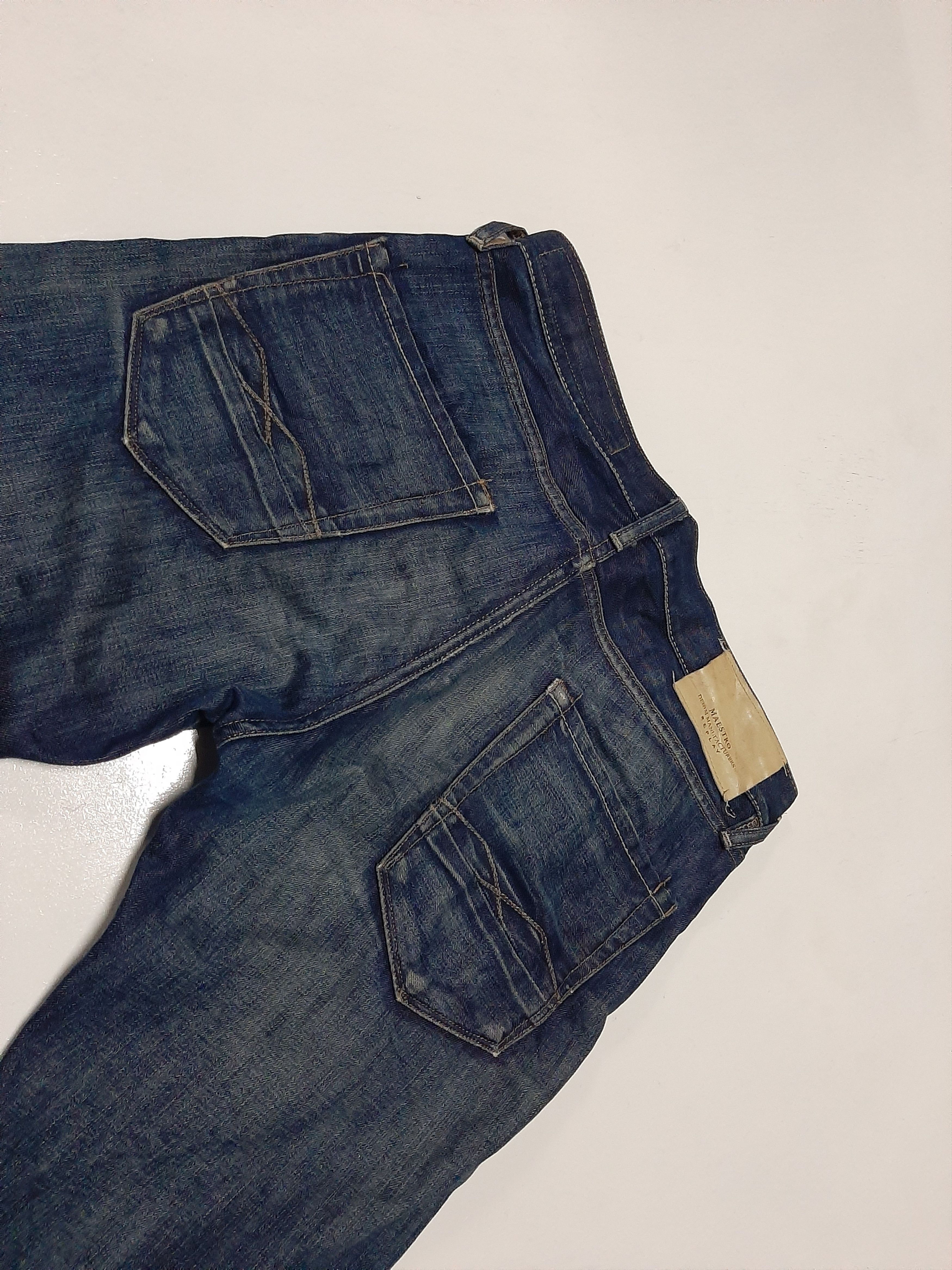 Designer × Replay VINTAGE MAESTRO X REPLAY DISTRESSED DENIM Size US 32 / EU 48 - 9 Thumbnail