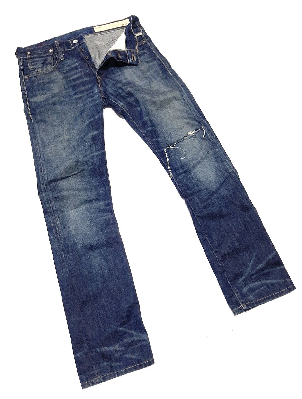 Designer × Replay VINTAGE MAESTRO X REPLAY DISTRESSED DENIM Size US 32 / EU 48 - 1 Thumbnail