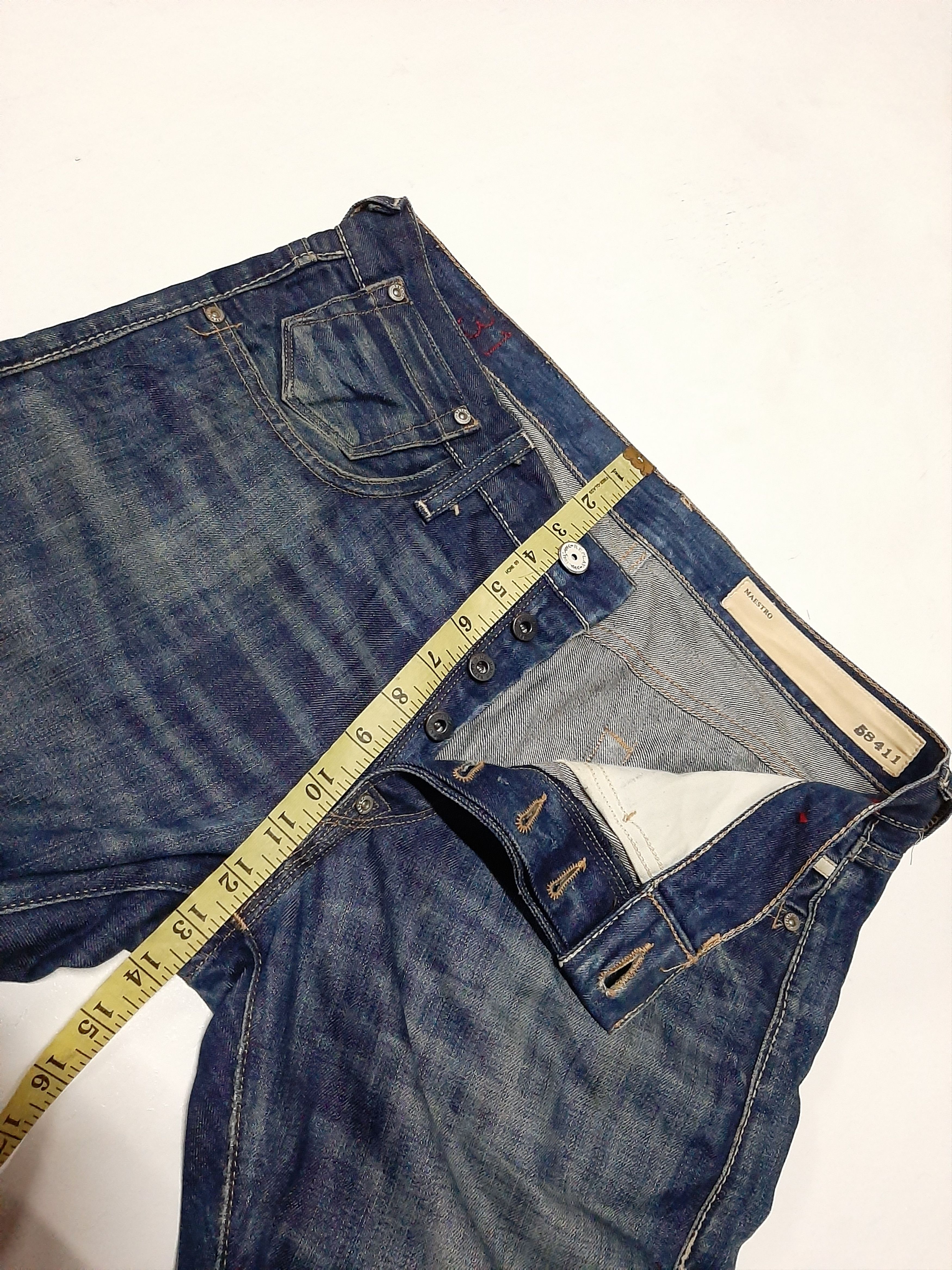 Designer × Replay VINTAGE MAESTRO X REPLAY DISTRESSED DENIM Size US 32 / EU 48 - 4 Thumbnail