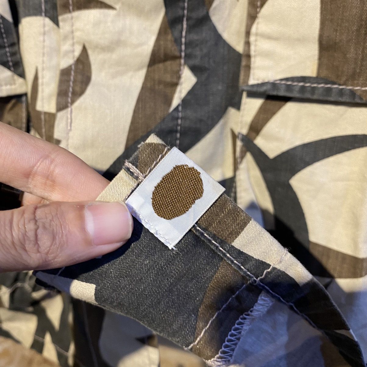 Bape × Vintage VINTAGE Bape Multi Pocket Tribal Camo Work Military Shirt Size US L / EU 52-54 / 3 - 11 Thumbnail