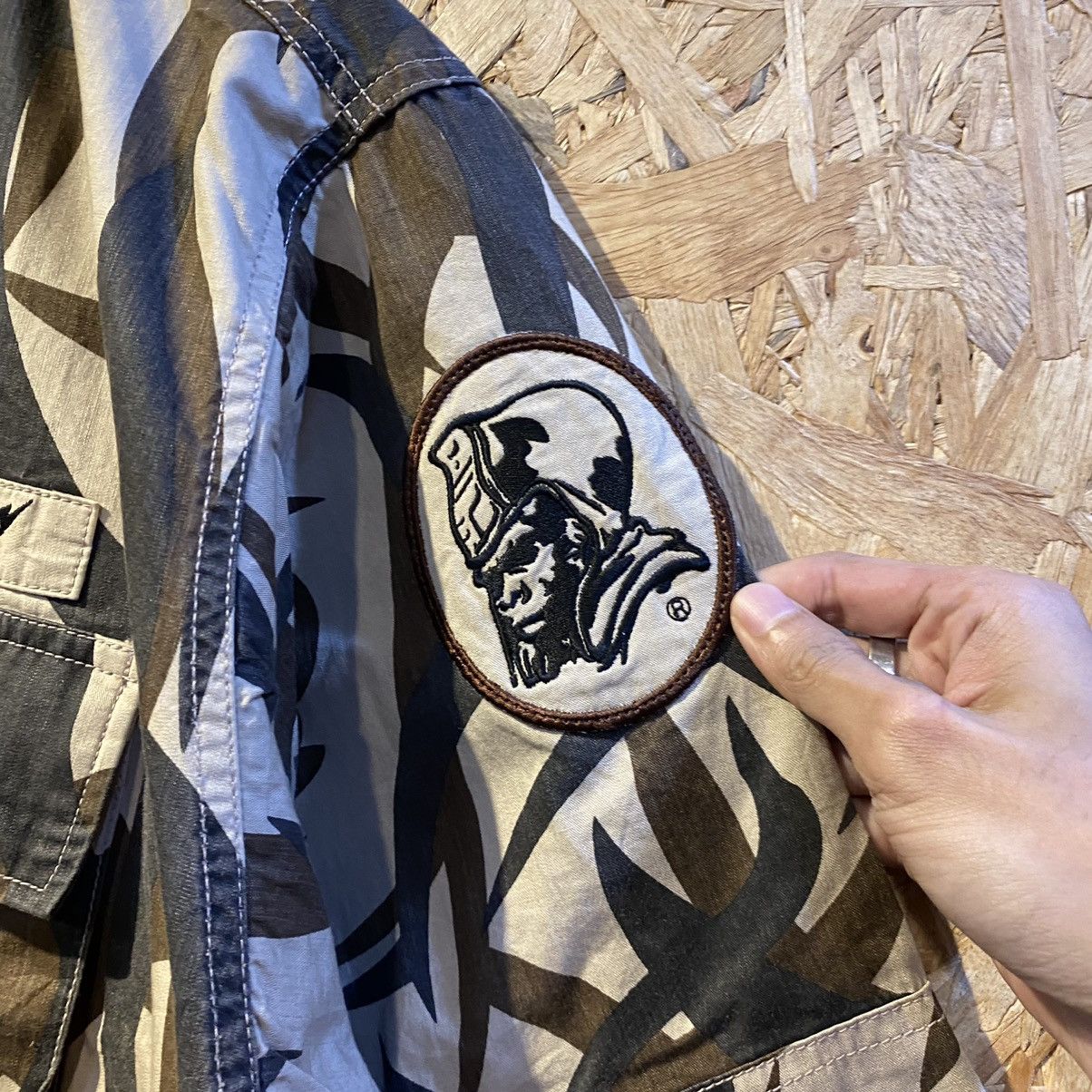 Bape × Vintage VINTAGE Bape Multi Pocket Tribal Camo Work Military Shirt Size US L / EU 52-54 / 3 - 4 Thumbnail