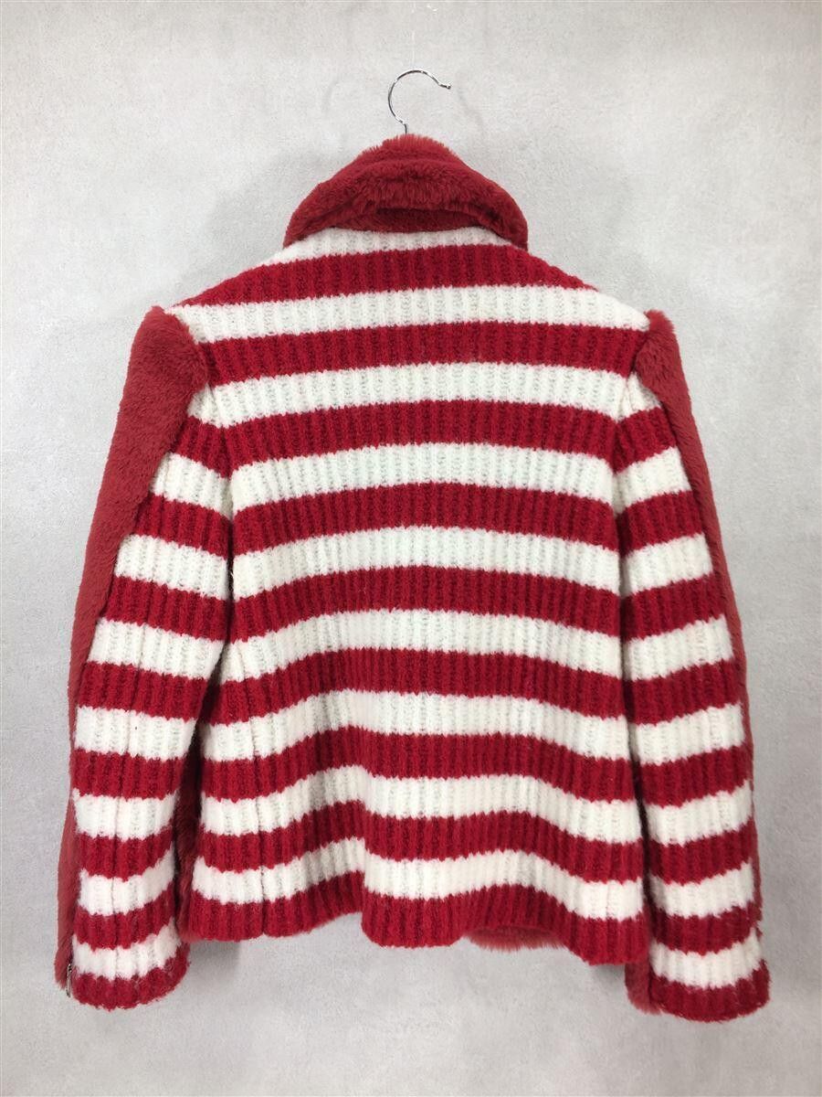 Undercover Faux Fur Striped Knit Blouson Jacket Size US S / EU 44-46 / 1 - 3 Thumbnail