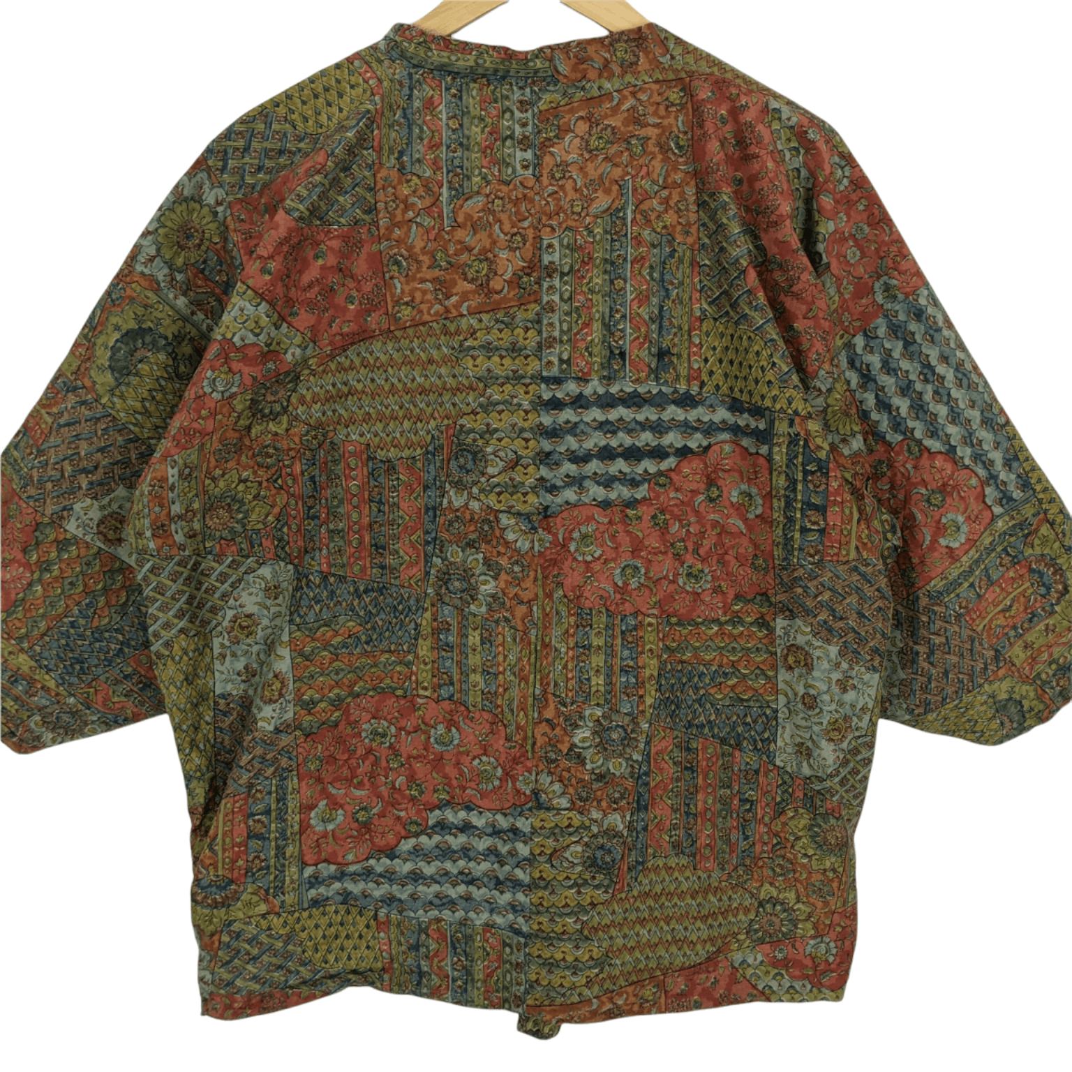 Japanese Brand JAPAN Vintage Monogram All Over Print Tailoring Kimono Size US M / EU 48-50 / 2 - 8 Thumbnail