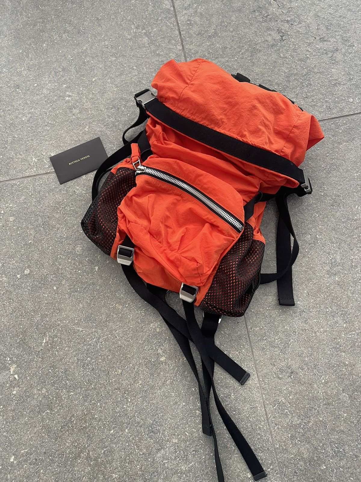 Bottega Veneta Like a New! Orange Backpack Size ONE SIZE - 1 Thumbnail