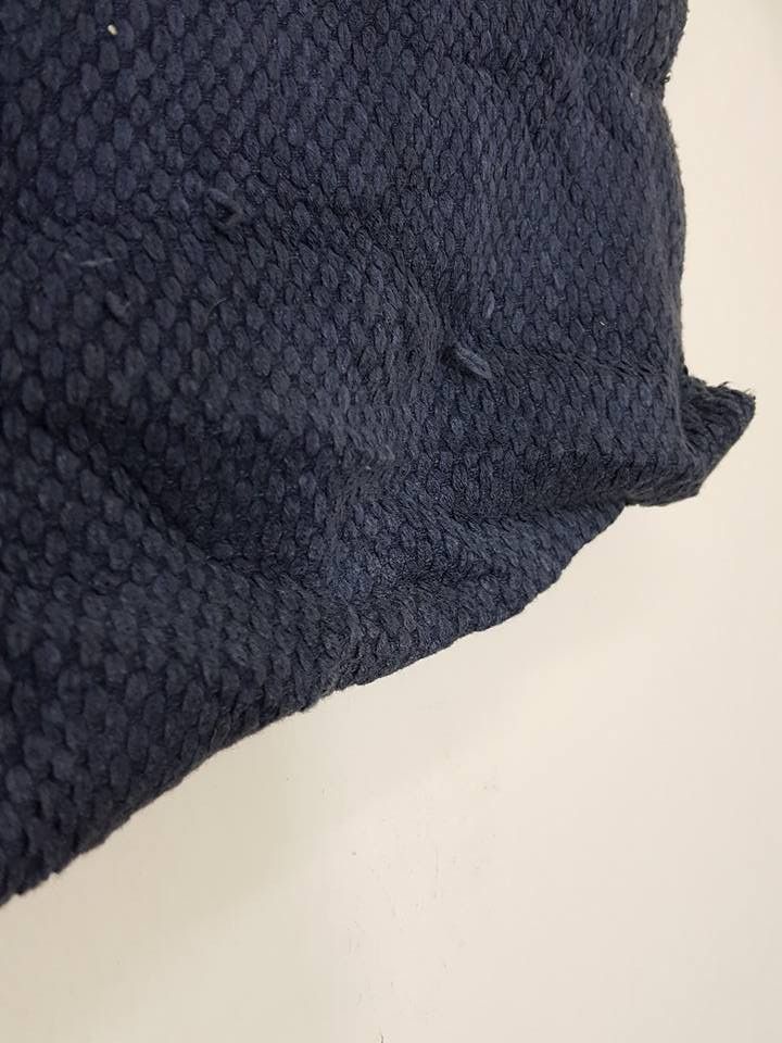 Indigo × Vintage INDIGO KENDO DOGI Hitoe Zashi Old Handmade Sashiko Stitches Size US M / EU 48-50 / 2 - 19 Thumbnail