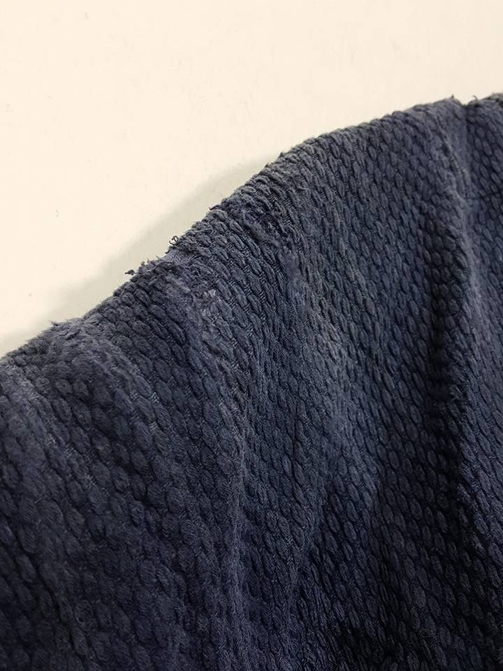 Indigo × Vintage INDIGO KENDO DOGI Hitoe Zashi Old Handmade Sashiko Stitches Size US M / EU 48-50 / 2 - 16 Thumbnail