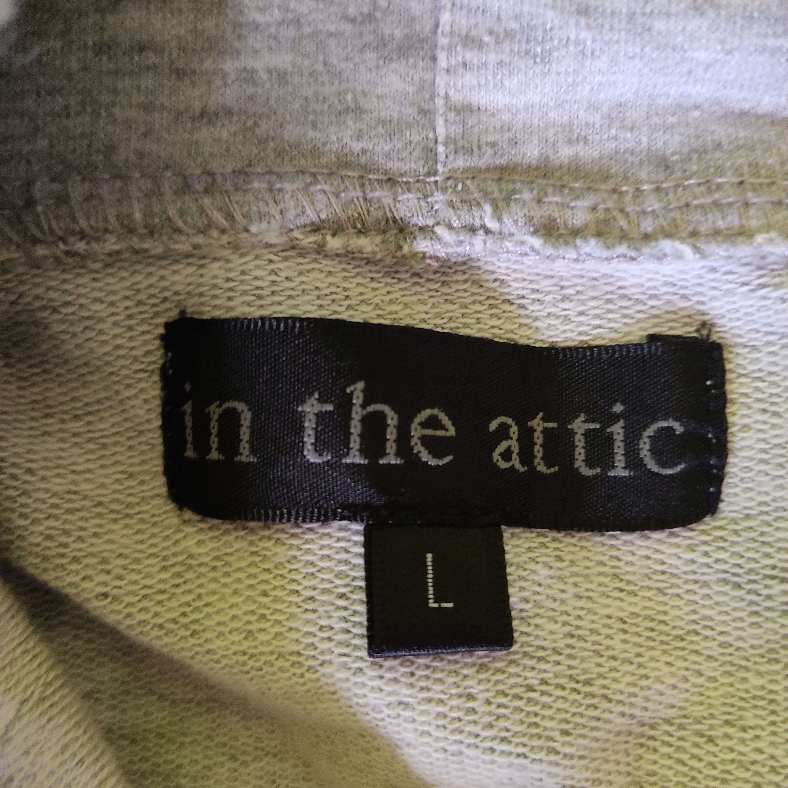 In The Attic × Japanese Brand In The Attic Mindless Celebration Big Print Gray Hoodie Size US S / EU 44-46 / 1 - 8 Thumbnail