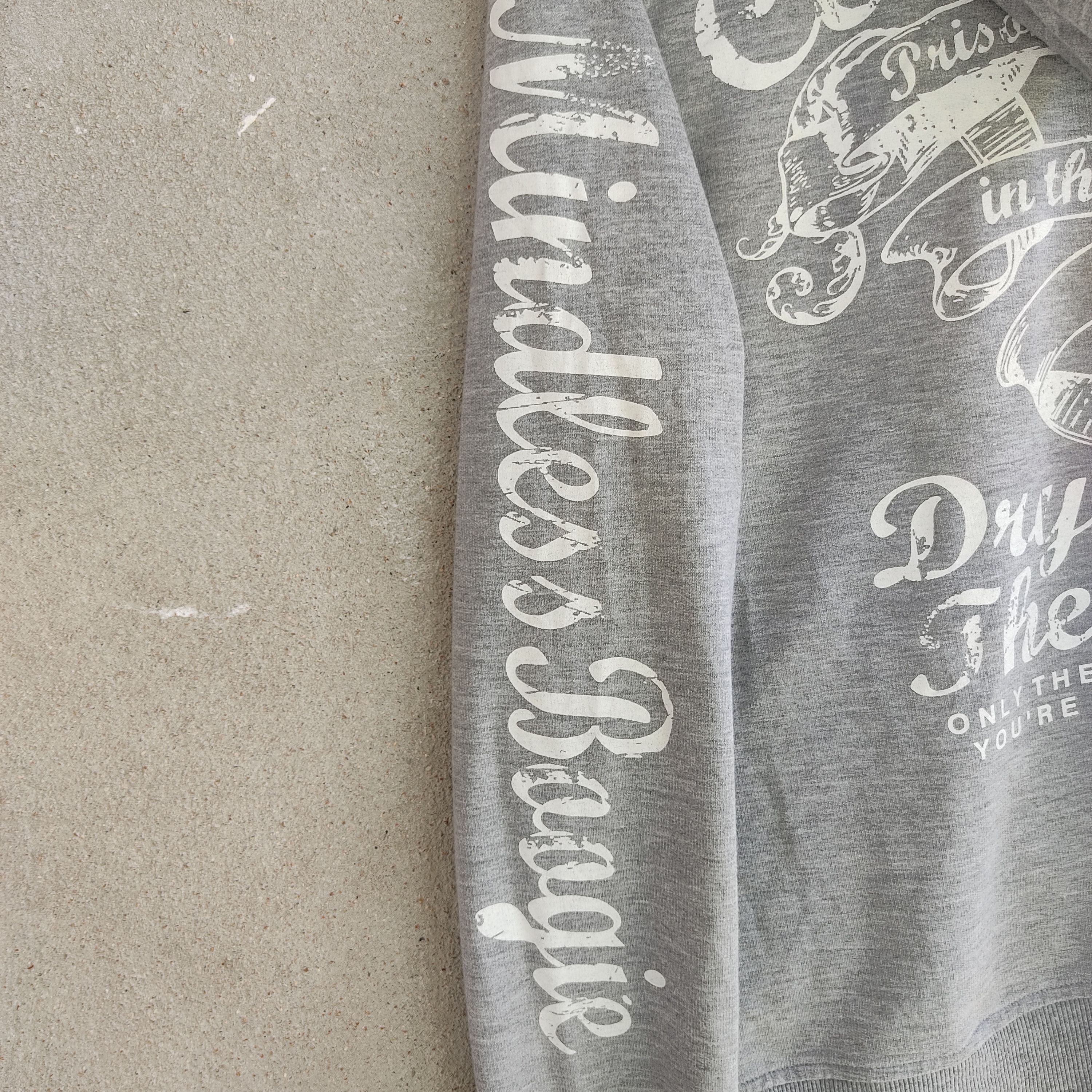 In The Attic × Japanese Brand In The Attic Mindless Celebration Big Print Gray Hoodie Size US S / EU 44-46 / 1 - 13 Thumbnail