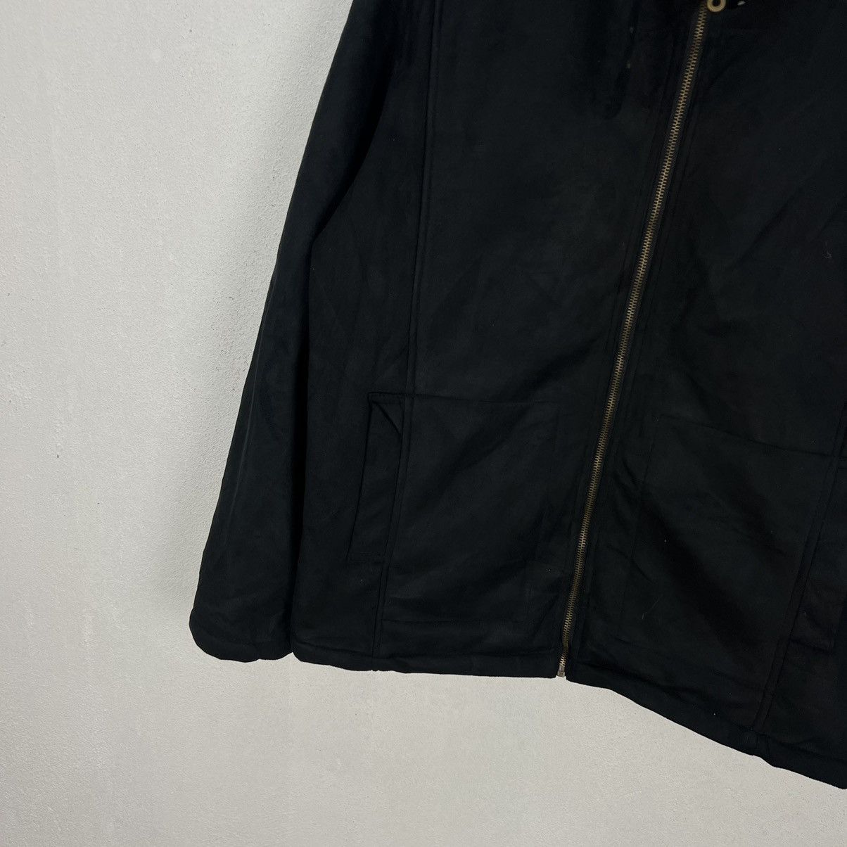 Japanese Brand UTILITY FLEECE JACKET BLACK SUFFESE Size US L / EU 52-54 / 3 - 4 Thumbnail