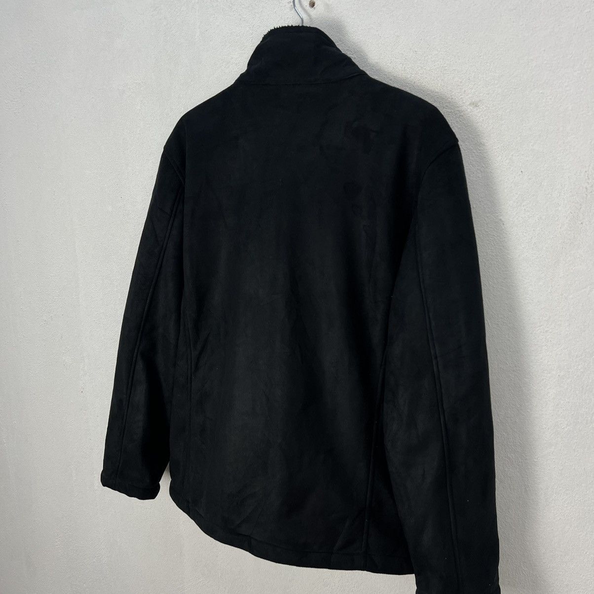 Japanese Brand UTILITY FLEECE JACKET BLACK SUFFESE Size US L / EU 52-54 / 3 - 9 Thumbnail