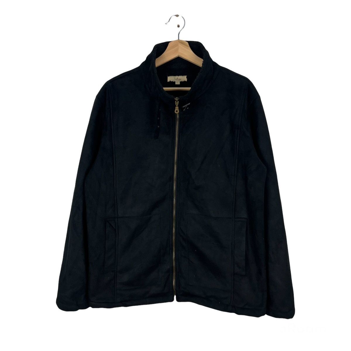 Japanese Brand UTILITY FLEECE JACKET BLACK SUFFESE Size US L / EU 52-54 / 3 - 1 Thumbnail