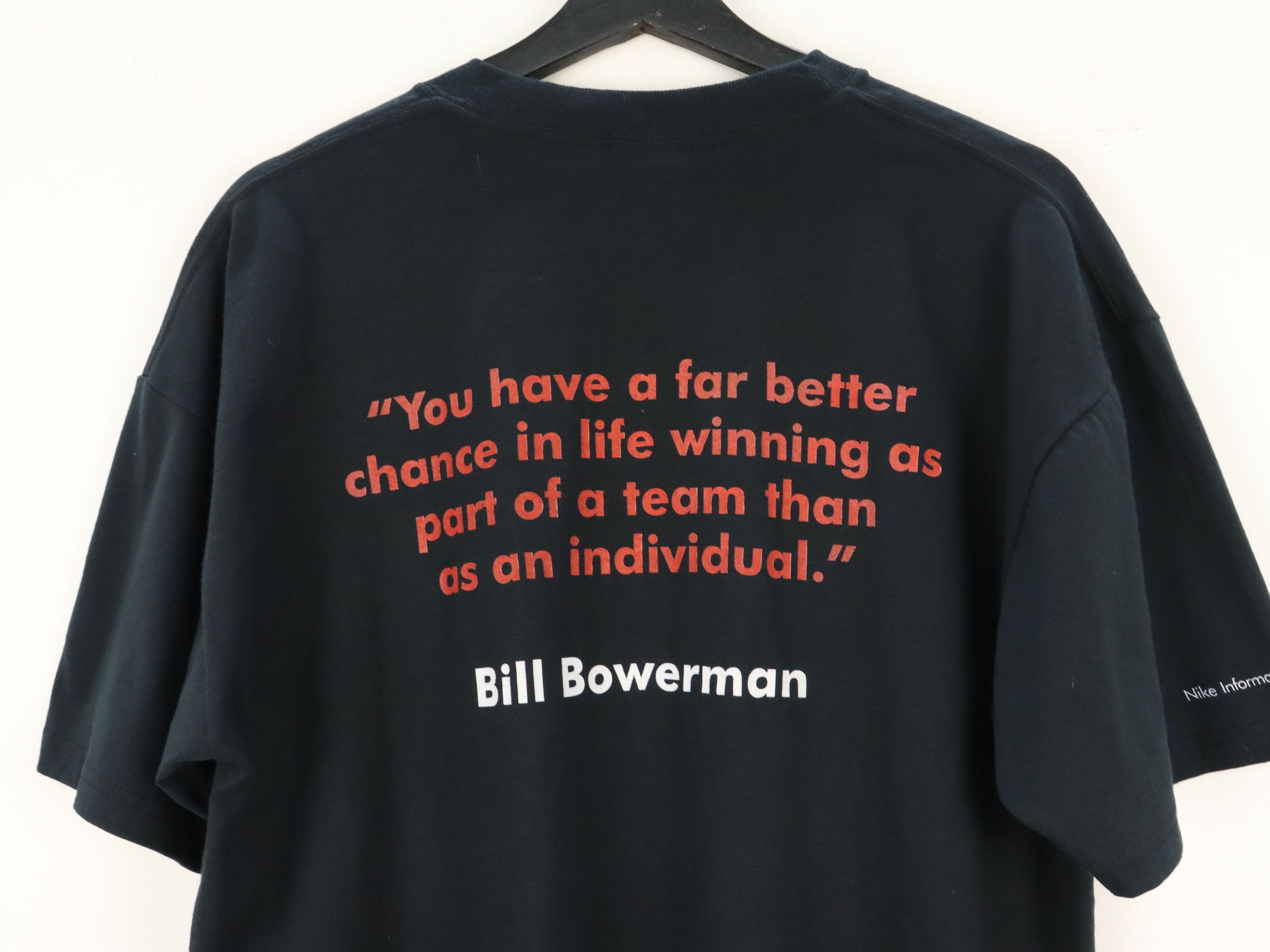 Jerzees Nike Co-Founder Bill Bowerman Quotes 50/50 Tee Size US L / EU 52-54 / 3 - 5 Thumbnail