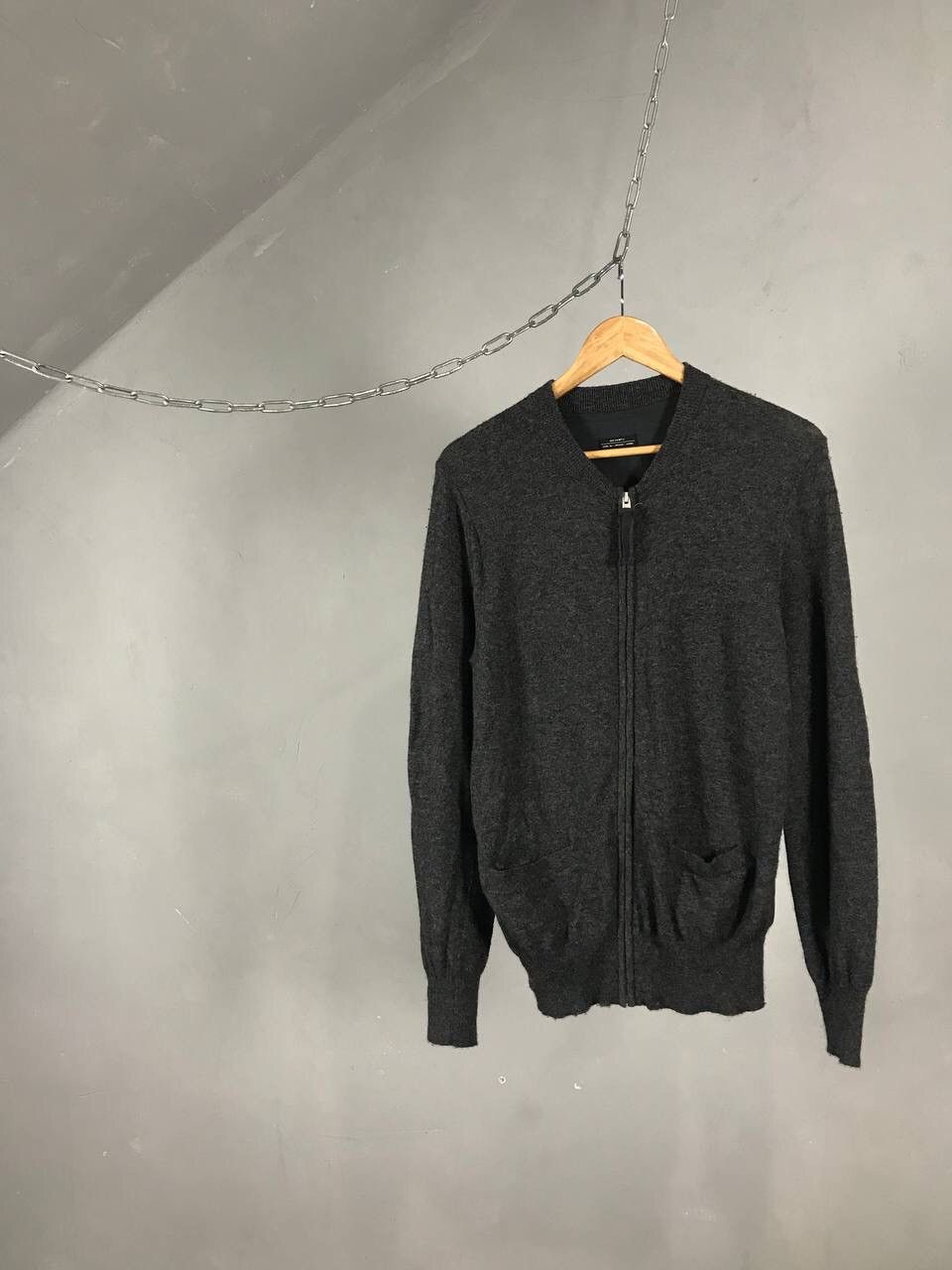 Allsaints Allsaints luxury streetwear wool/nylon zip sweater Size US S / EU 44-46 / 1 - 1 Thumbnail