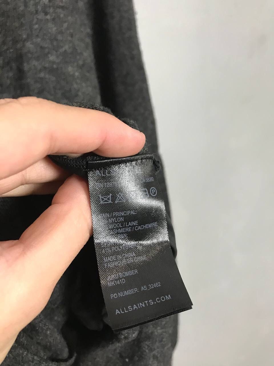 Allsaints Allsaints luxury streetwear wool/nylon zip sweater Size US S / EU 44-46 / 1 - 6 Thumbnail