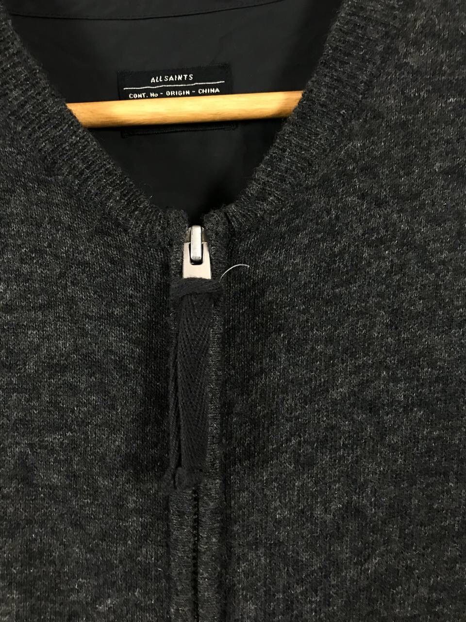 Allsaints Allsaints luxury streetwear wool/nylon zip sweater Size US S / EU 44-46 / 1 - 4 Thumbnail
