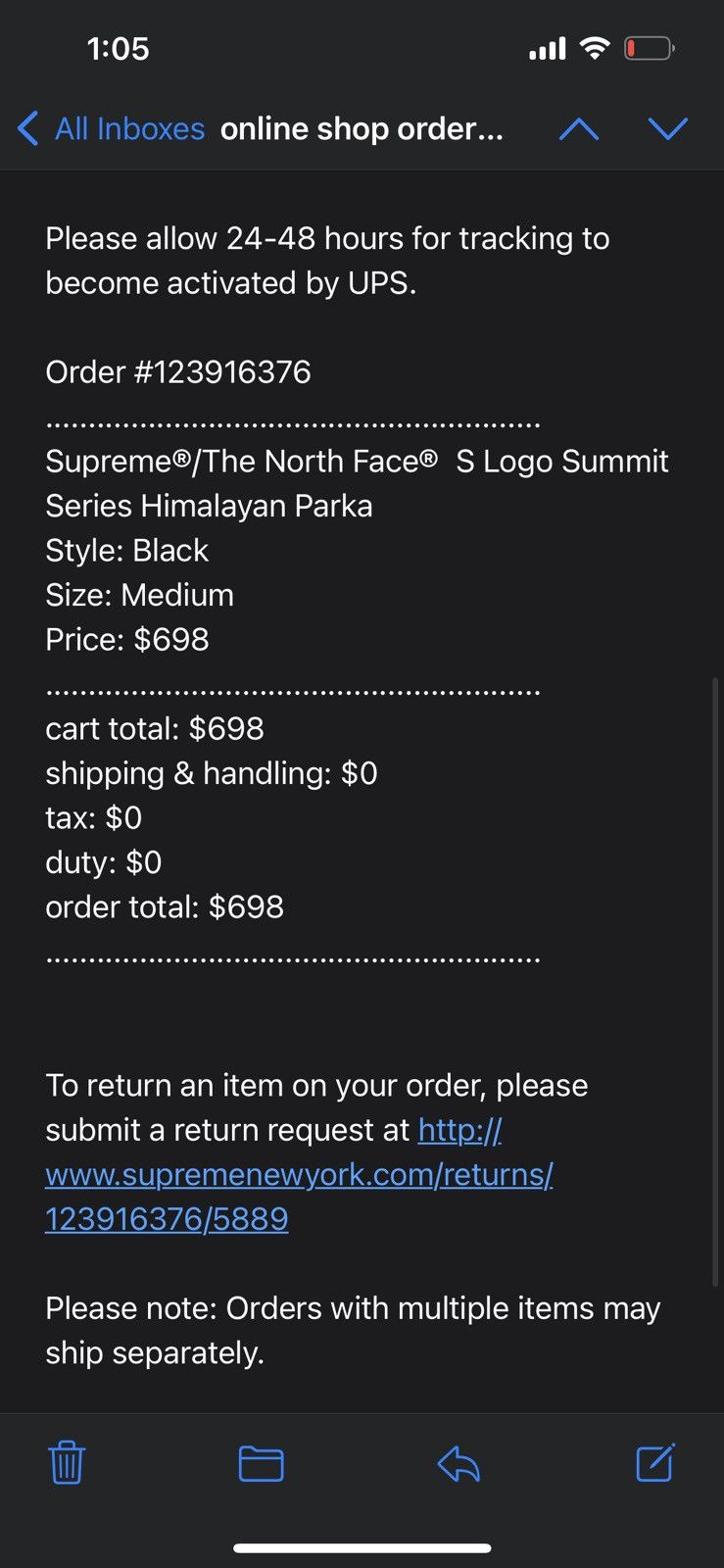 Supreme × The North Face Supreme The North Face S Logo Summit Series Himalayan Parka Size US M / EU 48-50 / 2 - 4 Thumbnail