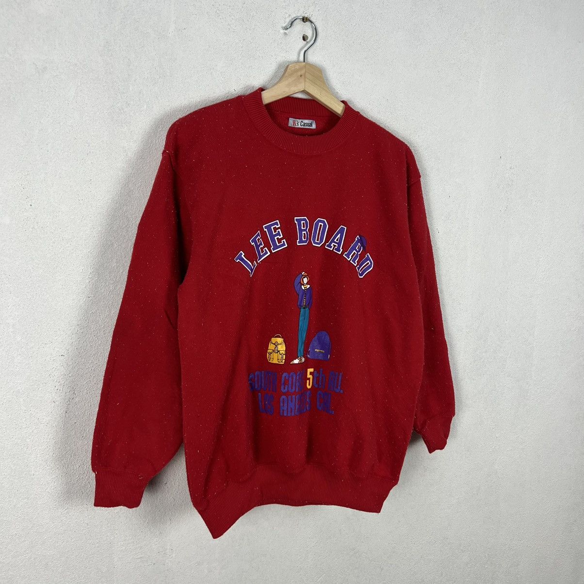 Japanese Brand VINTAGE LEE BOARD BIG LOGO SWEATSHIRT BY KS CASUAL Size US M / EU 48-50 / 2 - 2 Thumbnail
