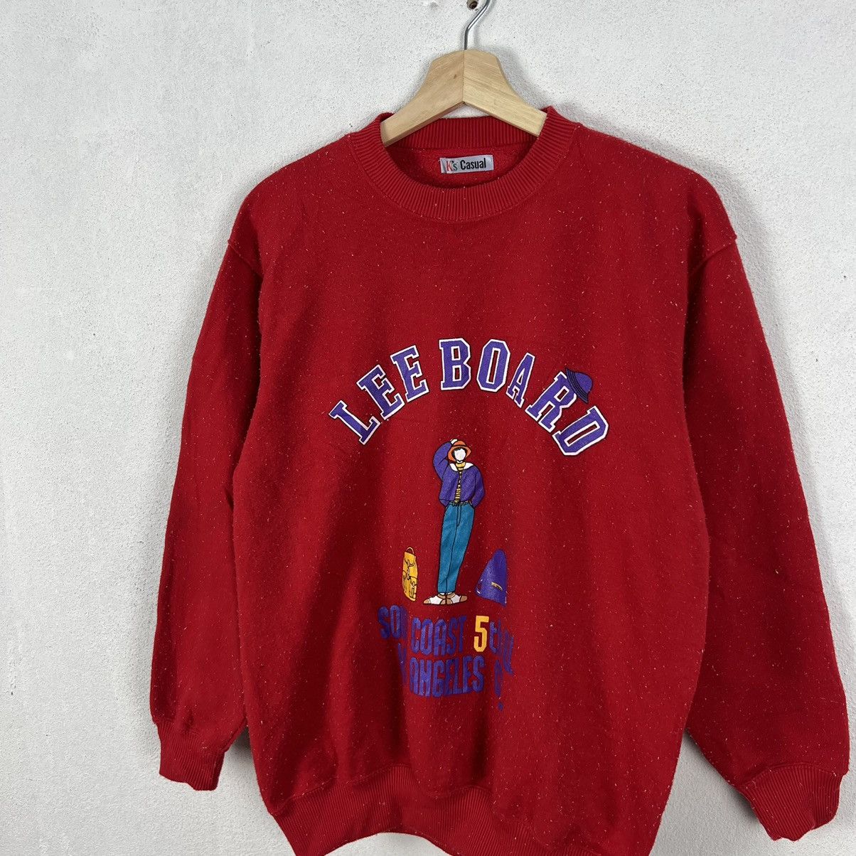 Japanese Brand VINTAGE LEE BOARD BIG LOGO SWEATSHIRT BY KS CASUAL Size US M / EU 48-50 / 2 - 4 Thumbnail