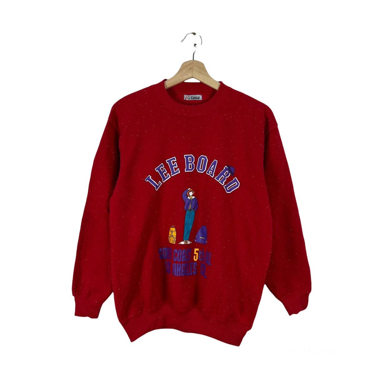 Japanese Brand VINTAGE LEE BOARD BIG LOGO SWEATSHIRT BY KS CASUAL Size US M / EU 48-50 / 2 - 1 Thumbnail