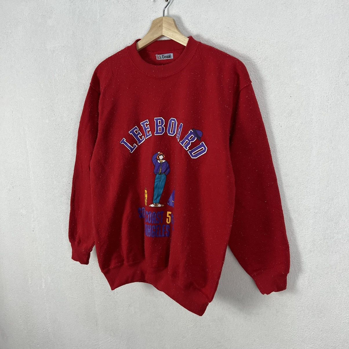Japanese Brand VINTAGE LEE BOARD BIG LOGO SWEATSHIRT BY KS CASUAL Size US M / EU 48-50 / 2 - 3 Thumbnail