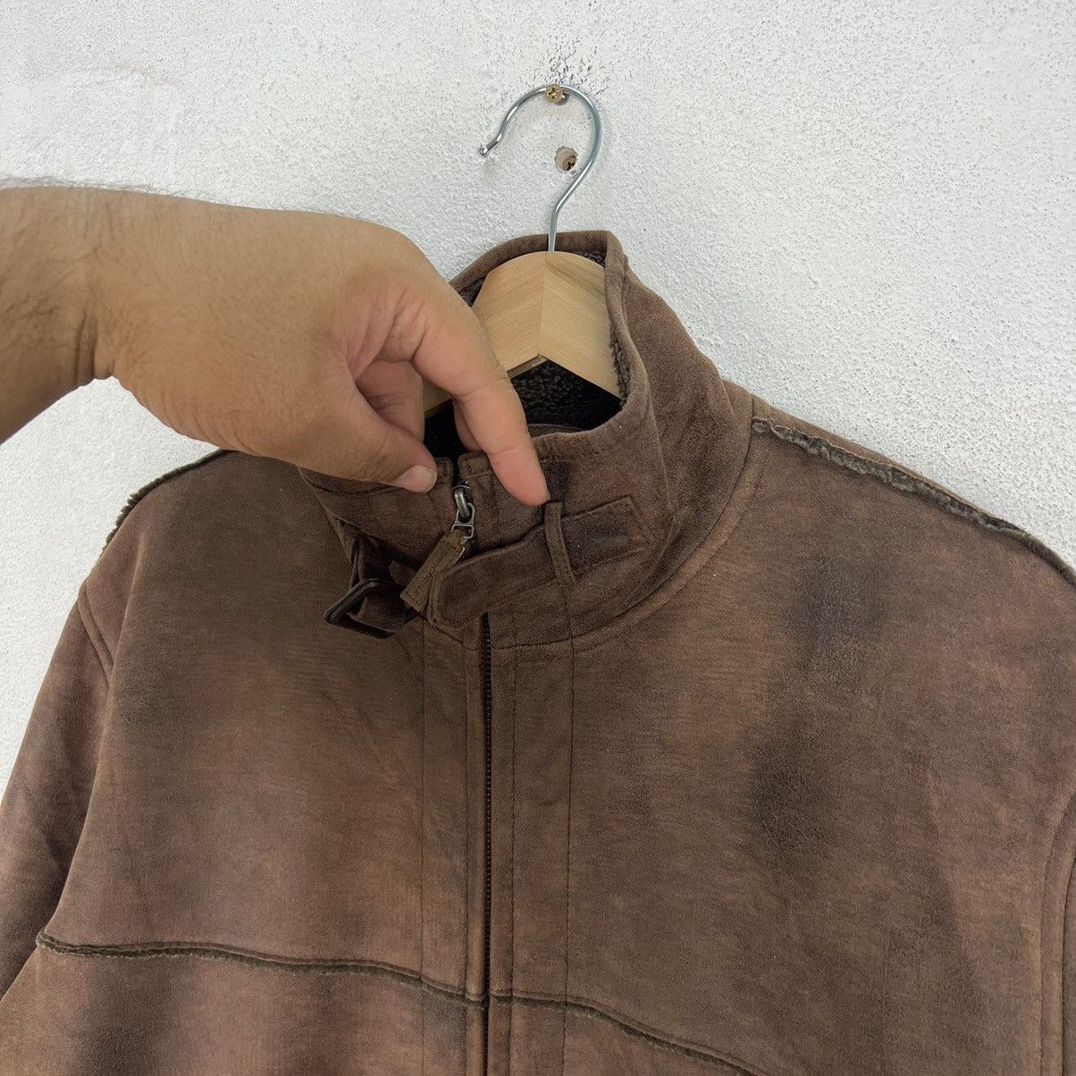 Japanese Brand VINTAGE CROCODILE B3 STYLE DESIGN FLEECE LINING Size US M / EU 48-50 / 2 - 5 Thumbnail
