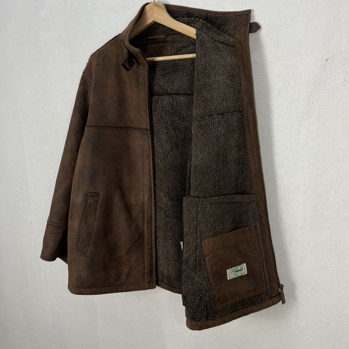 Japanese Brand VINTAGE CROCODILE B3 STYLE DESIGN FLEECE LINING Size US M / EU 48-50 / 2 - 10 Thumbnail