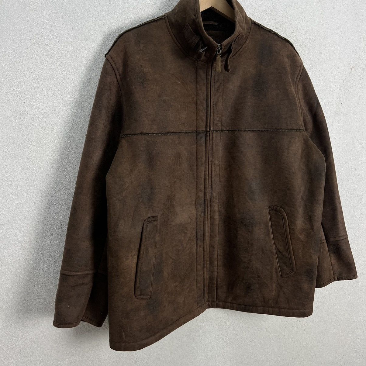 Japanese Brand VINTAGE CROCODILE B3 STYLE DESIGN FLEECE LINING Size US M / EU 48-50 / 2 - 4 Thumbnail