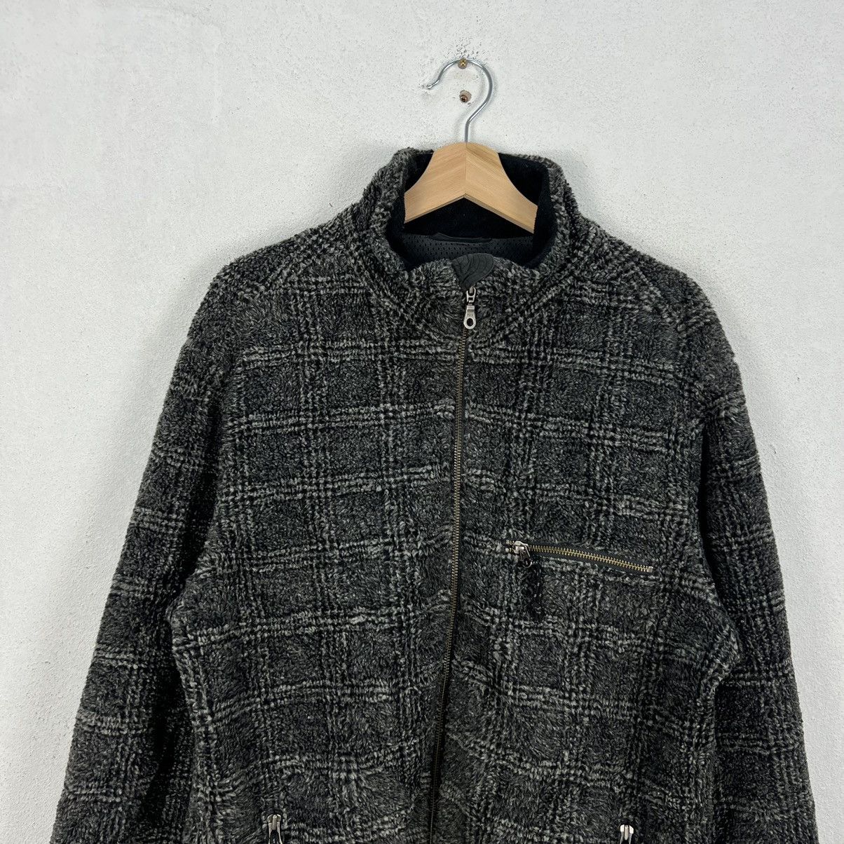 Japanese Brand VINTAGE TARTAN DESIGN FLEECE JACKET UNIQLO JAPAN Size US XL / EU 56 / 4 - 3 Thumbnail