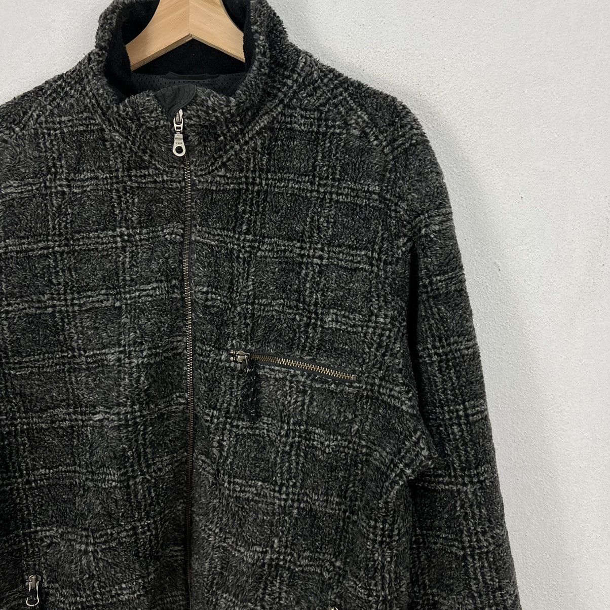 Japanese Brand VINTAGE TARTAN DESIGN FLEECE JACKET UNIQLO JAPAN Size US XL / EU 56 / 4 - 6 Thumbnail