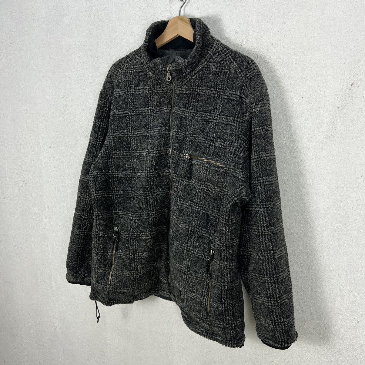 Japanese Brand VINTAGE TARTAN DESIGN FLEECE JACKET UNIQLO JAPAN Size US XL / EU 56 / 4 - 2 Thumbnail