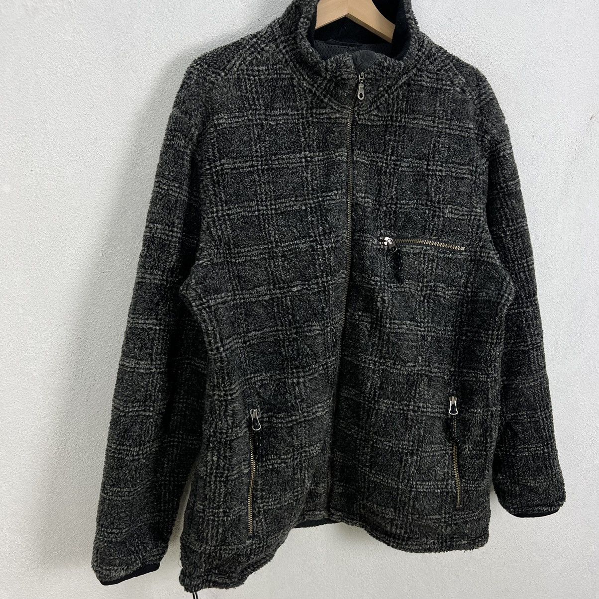 Japanese Brand VINTAGE TARTAN DESIGN FLEECE JACKET UNIQLO JAPAN Size US XL / EU 56 / 4 - 5 Thumbnail