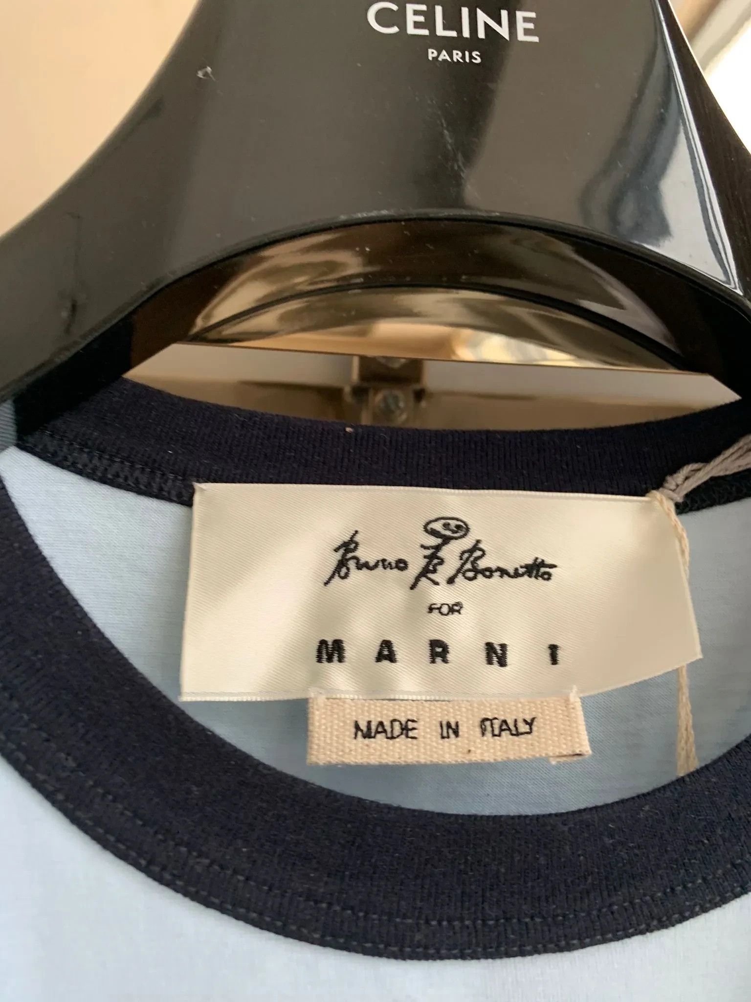 Marni Dinosaur Print Tee in Blue Size US S / EU 44-46 / 1 - 5 Thumbnail