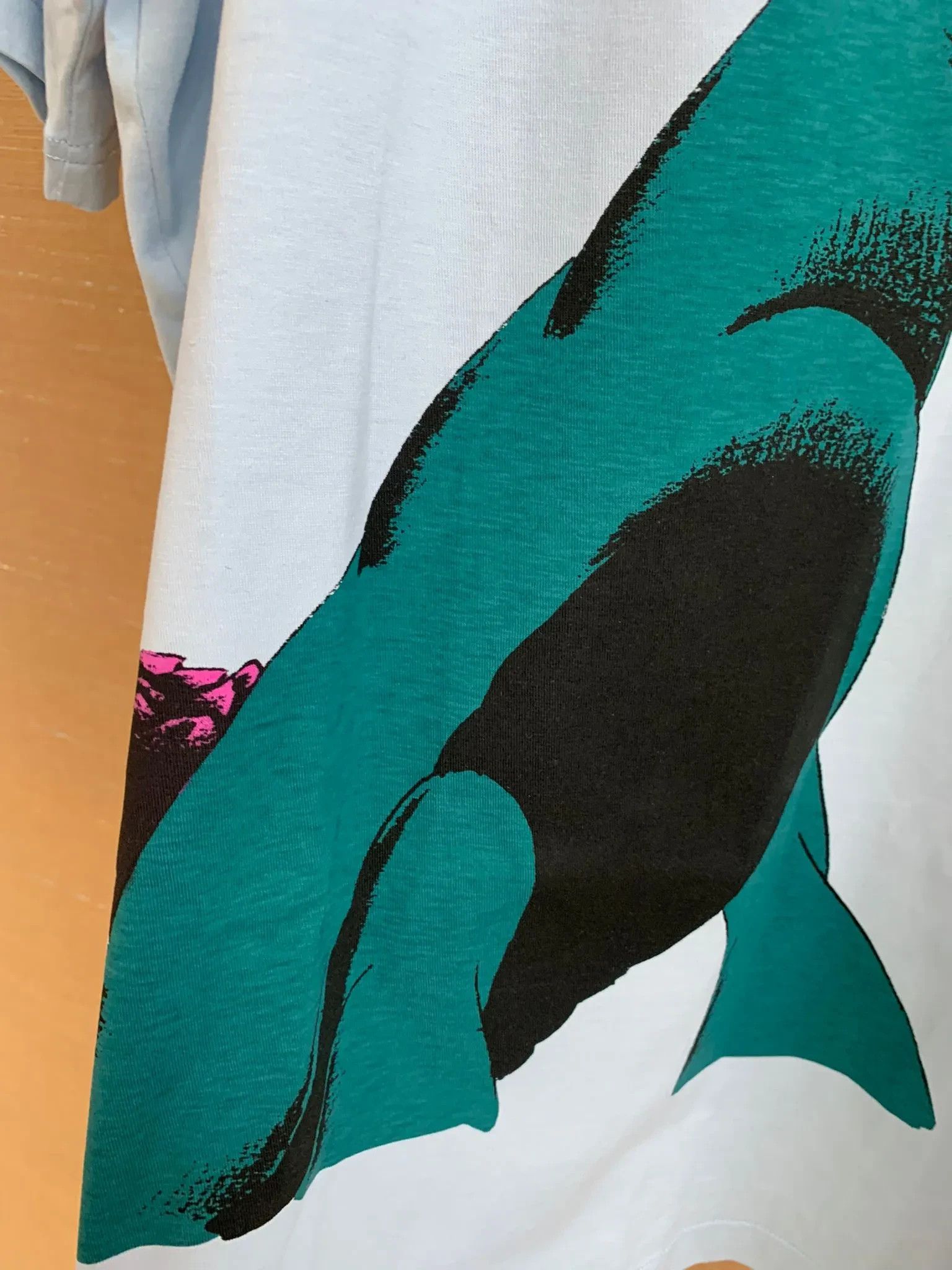 Marni Dinosaur Print Tee in Blue Size US S / EU 44-46 / 1 - 10 Thumbnail