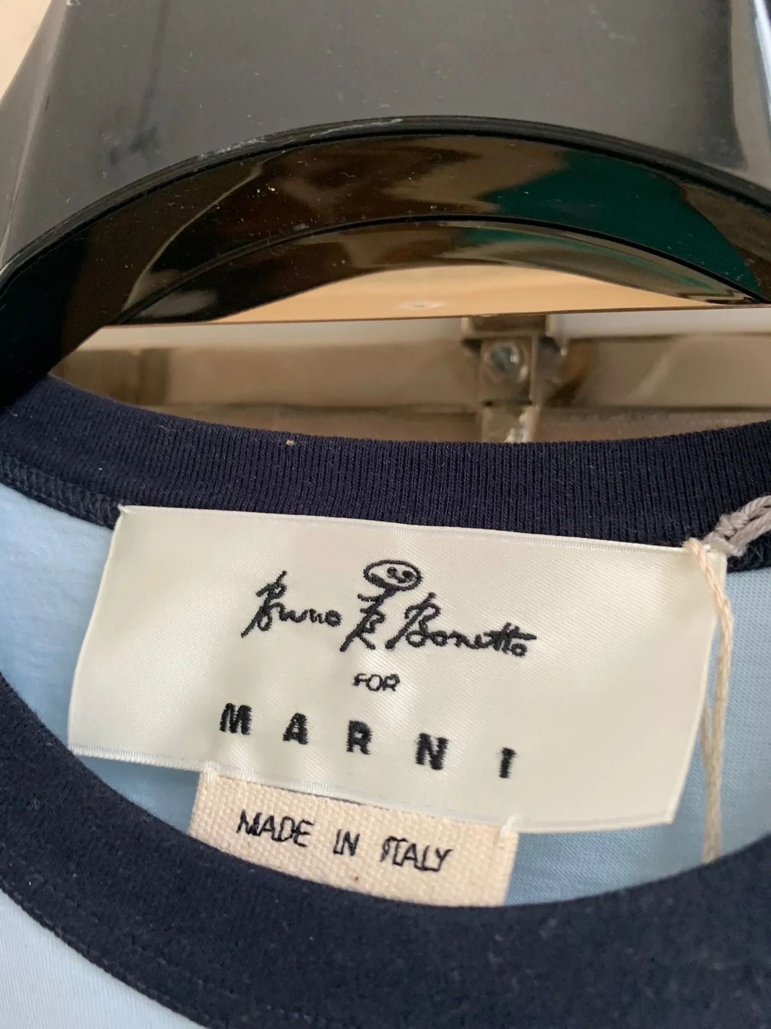 Marni Dinosaur Print Tee in Blue Size US S / EU 44-46 / 1 - 11 Thumbnail