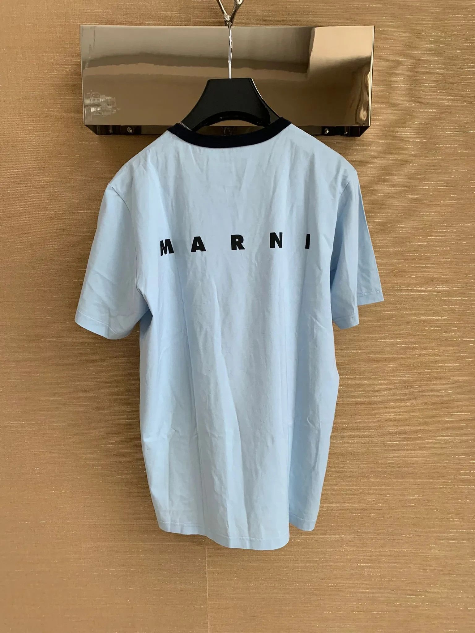 Marni Dinosaur Print Tee in Blue Size US S / EU 44-46 / 1 - 12 Thumbnail