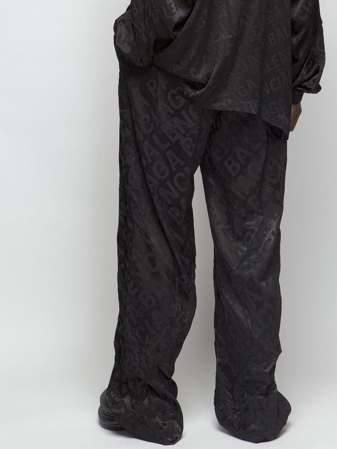 Balenciaga 🔥$1.9K VALUE🔥 Balenciaga Logo Silk Monogram Pajama Pants Size US 30 / EU 46 - 1 Thumbnail