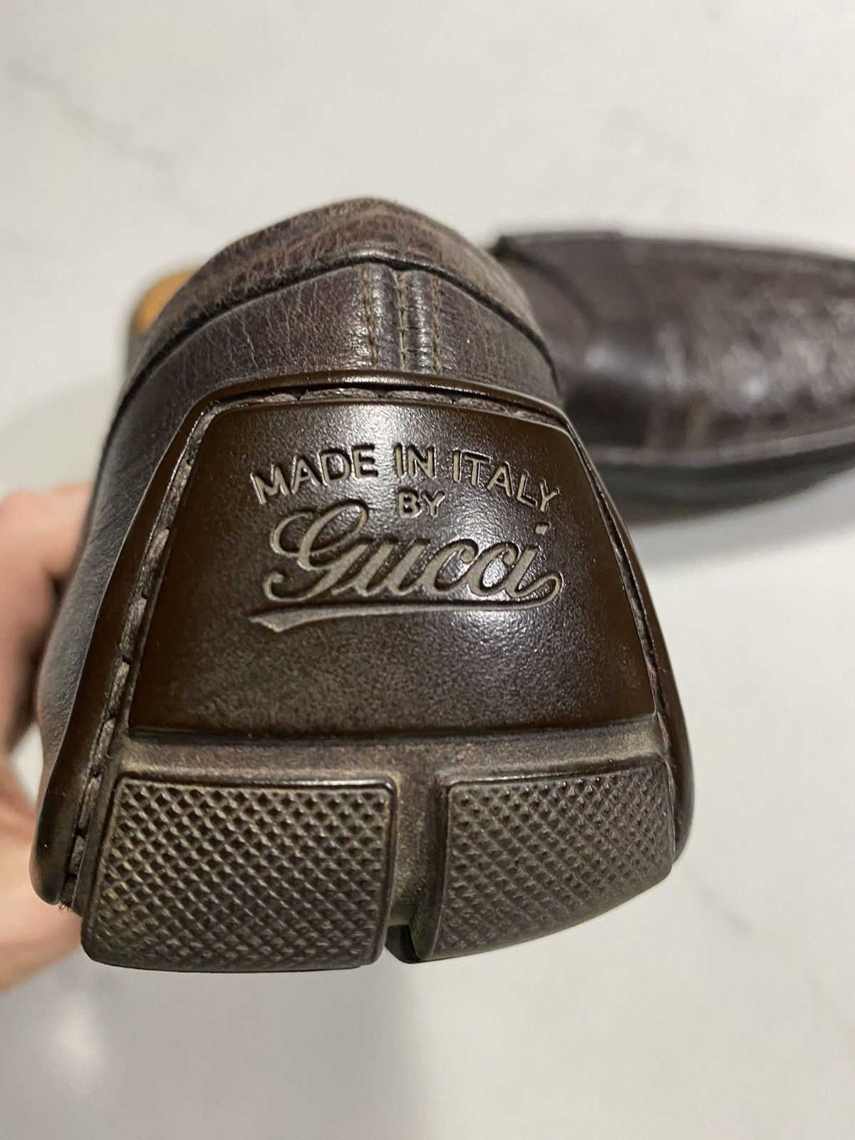 Gucci Guccisima gg logo leather loafers Size US 7 / EU 40 - 11 Thumbnail