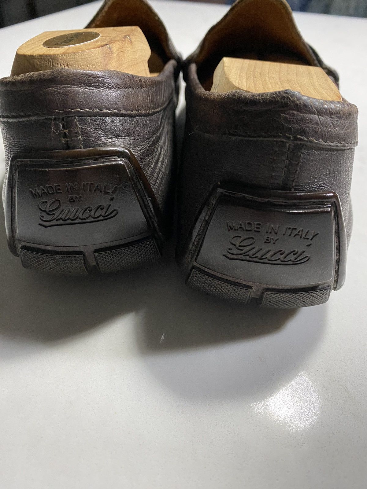 Gucci Guccisima gg logo leather loafers Size US 7 / EU 40 - 4 Thumbnail