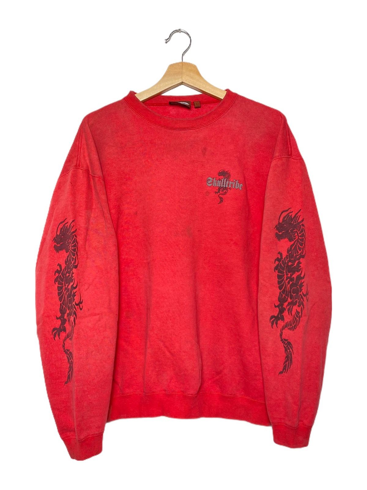 Other Vintage Skulltribe Chrome Dragonball Hearts Wave Crewneck Size US L / EU 52-54 / 3 - 1 Thumbnail