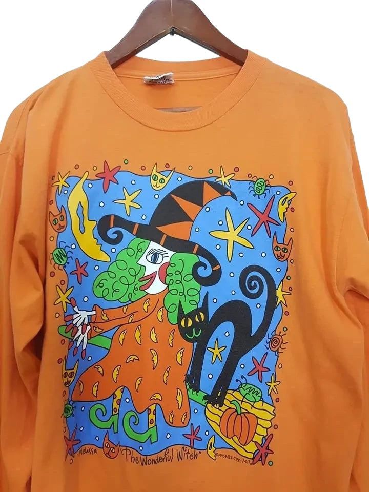 Vintage 90's Mis Tee V-US Melissa " The Wonderful Witch " Graphic Size US L / EU 52-54 / 3 - 2 Thumbnail