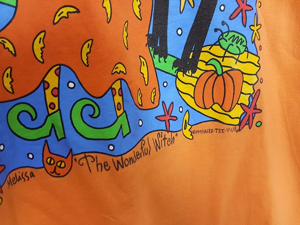 Vintage 90's Mis Tee V-US Melissa " The Wonderful Witch " Graphic Size US L / EU 52-54 / 3 - 8 Thumbnail