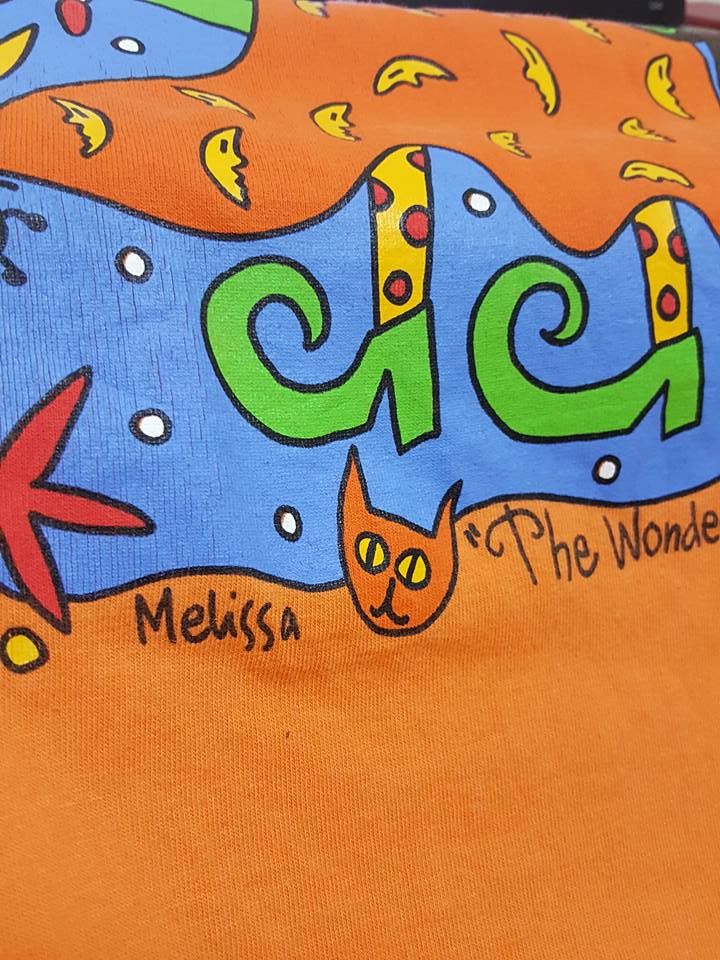Vintage 90's Mis Tee V-US Melissa " The Wonderful Witch " Graphic Size US L / EU 52-54 / 3 - 9 Thumbnail