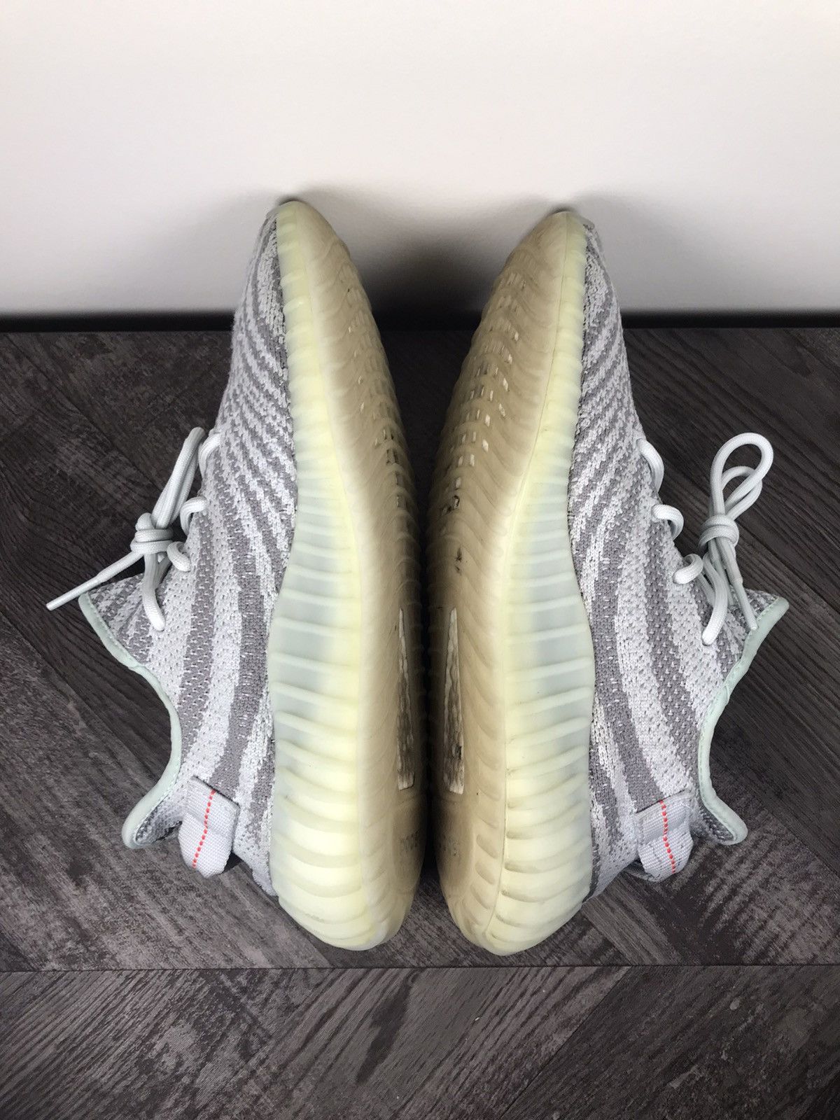 Adidas × Kanye West Adidas Yeezy Boost 350 V2 Blue Tint Size US 9.5 / EU 42-43 - 4 Thumbnail