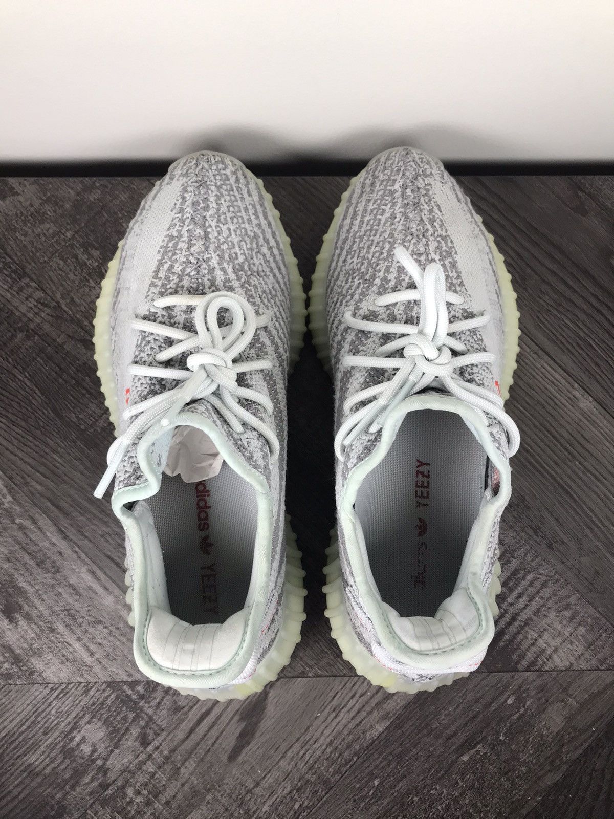 Adidas × Kanye West Adidas Yeezy Boost 350 V2 Blue Tint Size US 9.5 / EU 42-43 - 5 Thumbnail