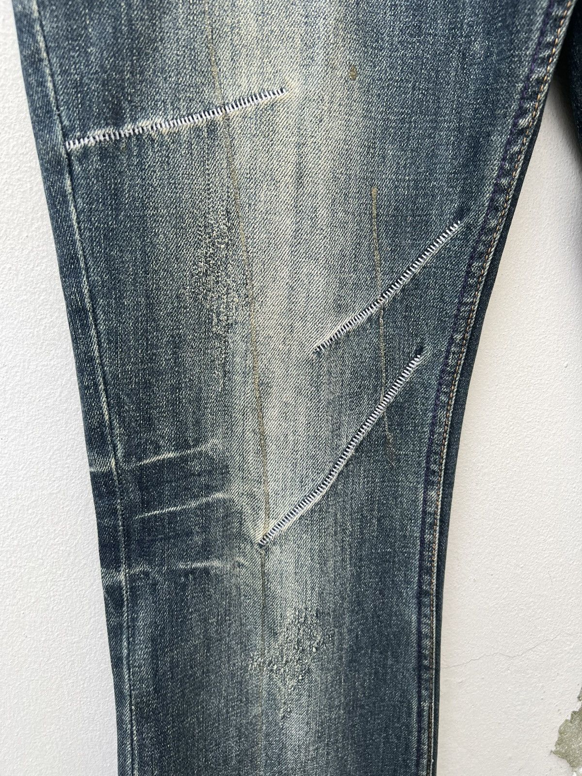 Vintage Flare Memory Special Japan Distress Painter Denim Jeans Size US 32 / EU 48 - 11 Thumbnail