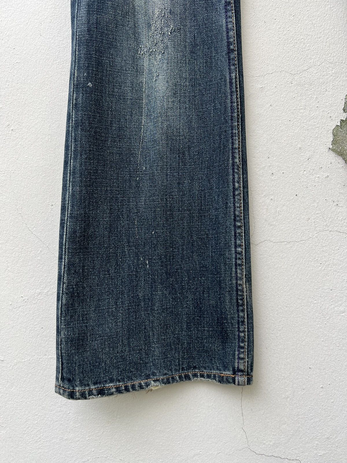 Vintage Flare Memory Special Japan Distress Painter Denim Jeans Size US 32 / EU 48 - 12 Thumbnail