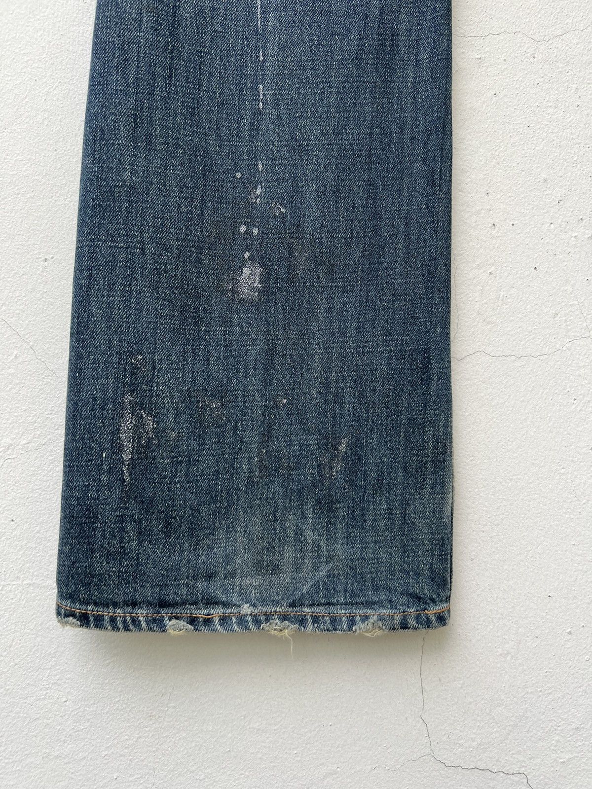 Vintage Flare Memory Special Japan Distress Painter Denim Jeans Size US 32 / EU 48 - 19 Thumbnail