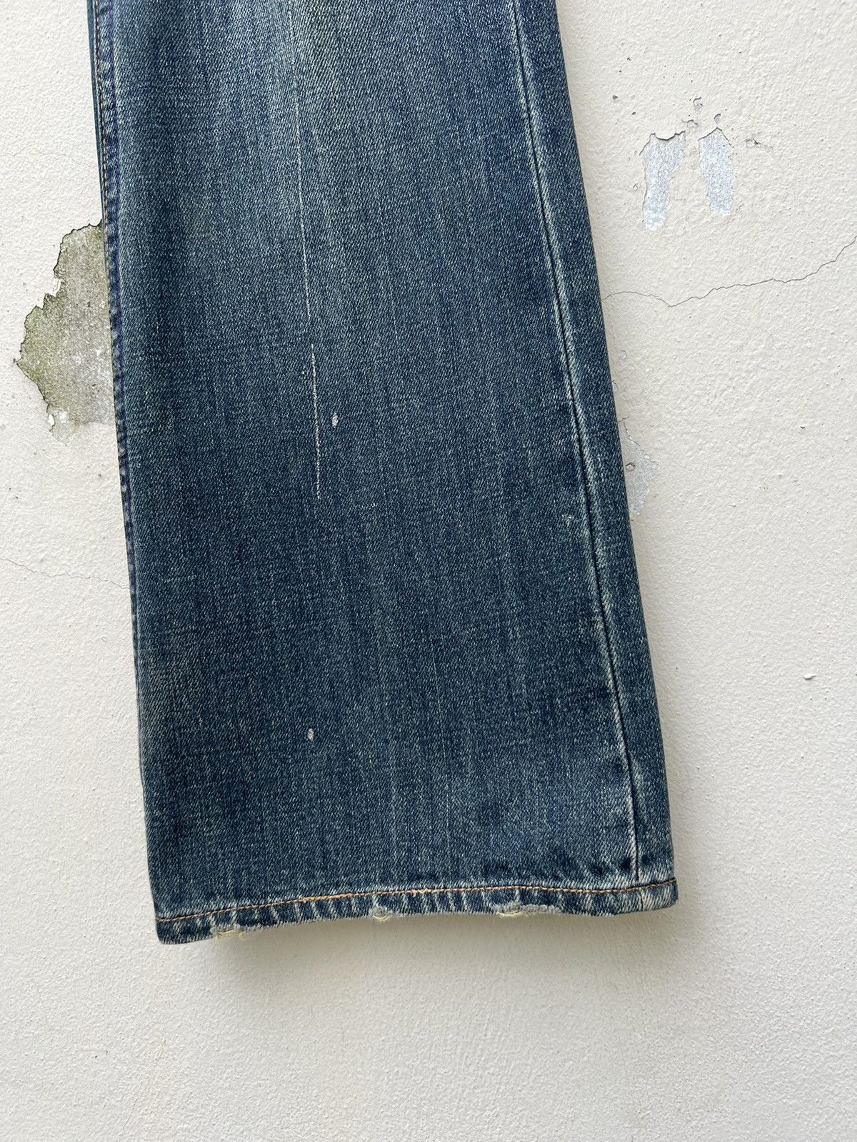Vintage Flare Memory Special Japan Distress Painter Denim Jeans Size US 32 / EU 48 - 15 Thumbnail