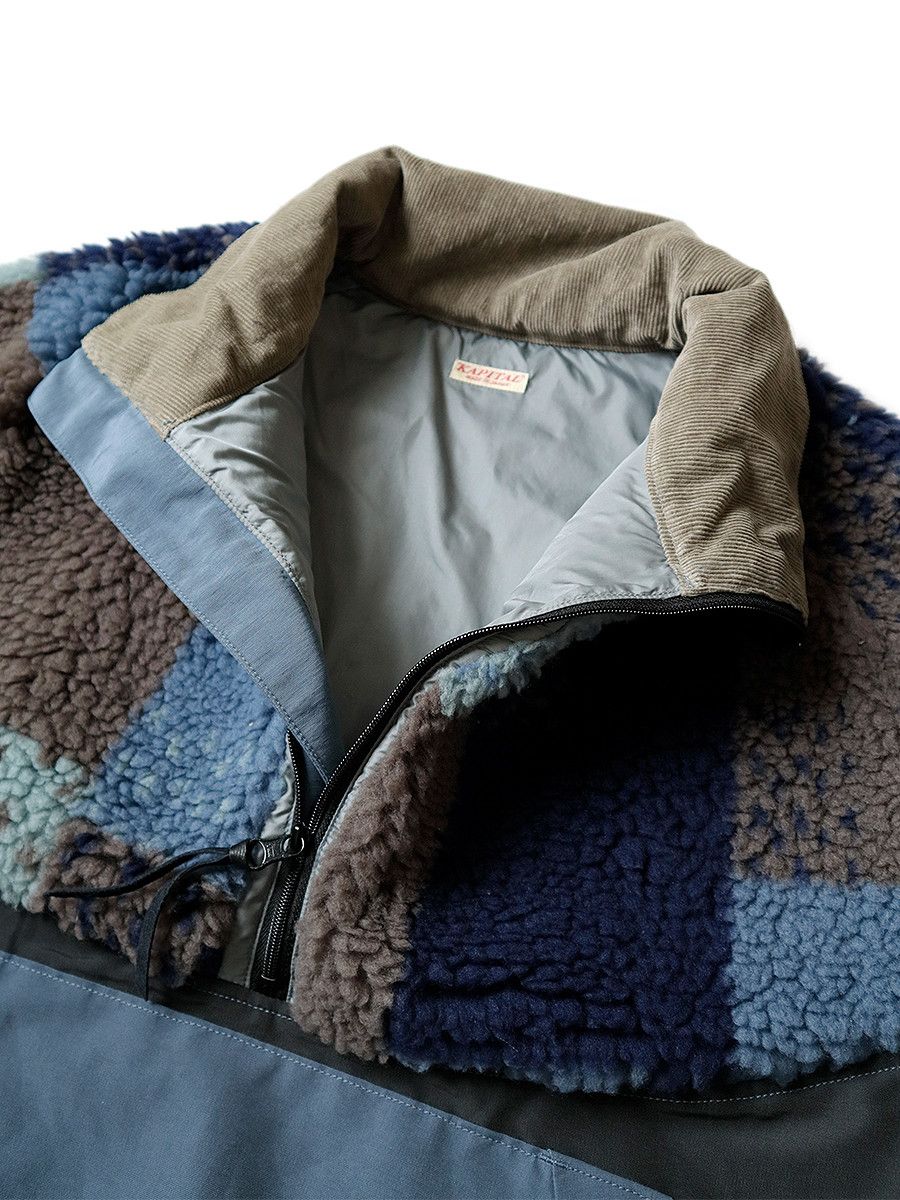 Kapital Kountry Kapital 60/40 Coss Tugihagi Fleeced Anorak Size US M / EU 48-50 / 2 - 5 Thumbnail
