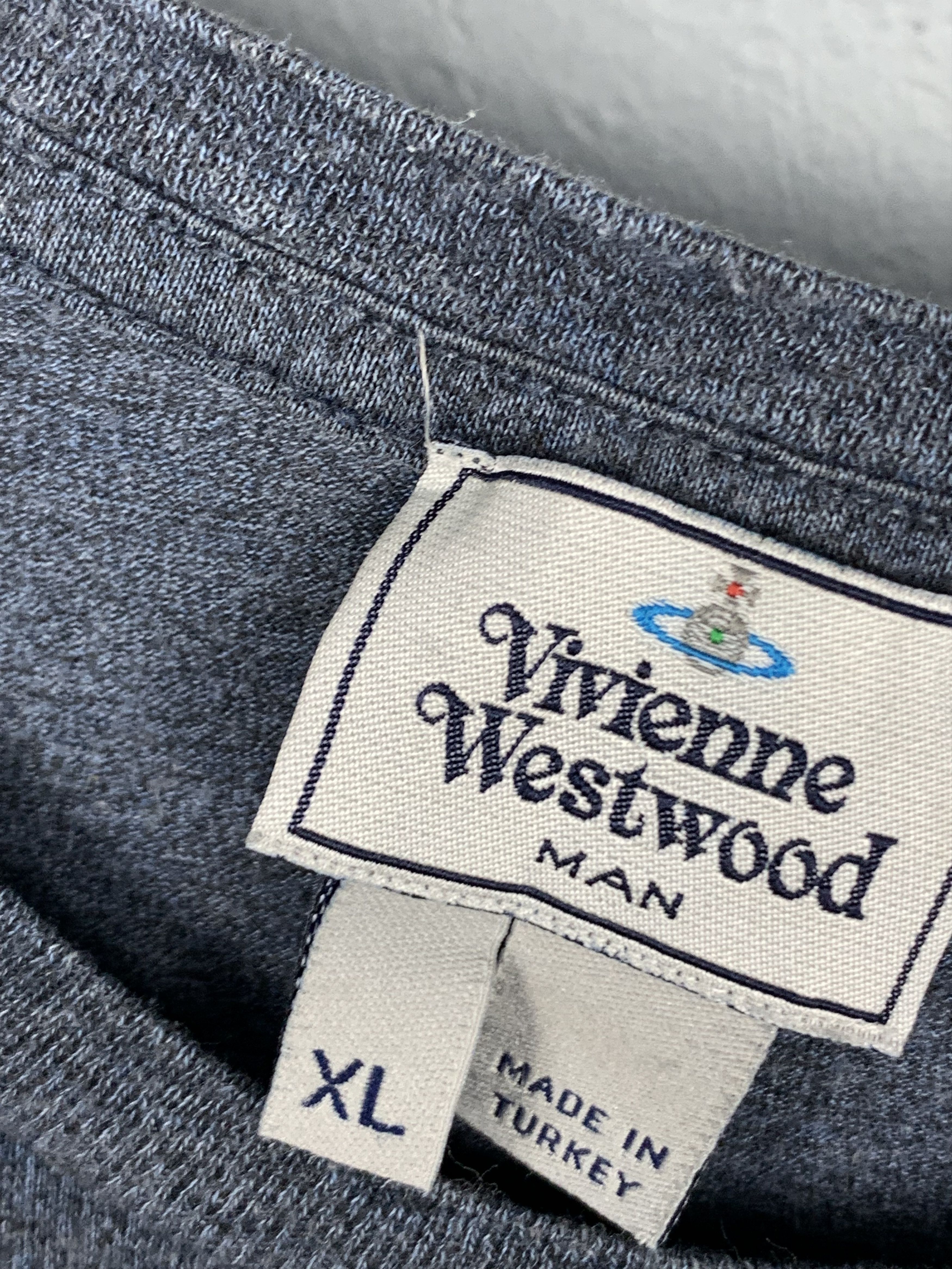 Vivienne Westwood Vivienne Westwood Vintage Mens Crew Neck T-Shirt Tee Size US XL / EU 56 / 4 - 4 Thumbnail